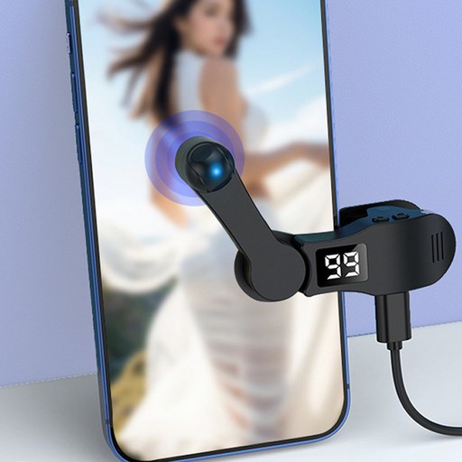 주홈 오토클릭커 자동터치 틱톡 북치기 오토클리커 화면자동클릭 배달 콜잡이 택시지지기, 블랙, 1개