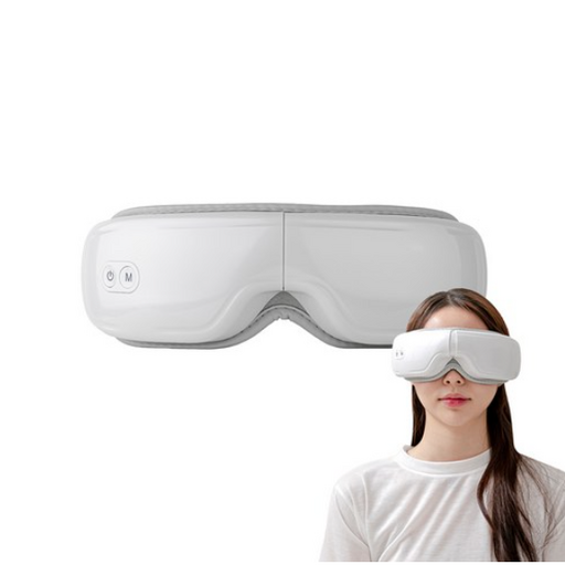 휴그랩 무선 온열 눈마사지기, 화이트(단일색상), 휴그랩 눈마사지기