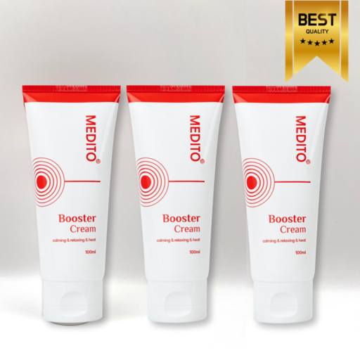 메디토 부스터크림 유칼립투스오일 마사지 스포츠크림 100ml, 3개, 100g