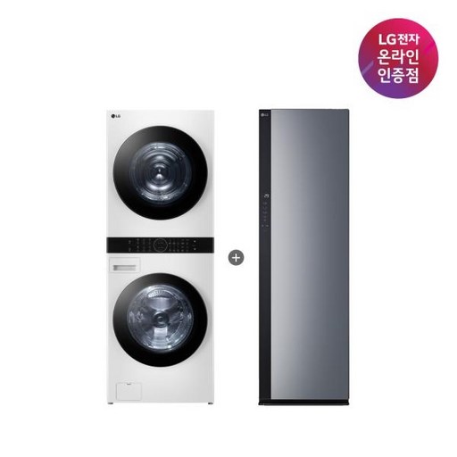 (LG전자) (세트상품) TROMM 오브제컬렉션 워시타워 + 올 뉴 스타일러 오브제컬렉션(상의5벌/바지1벌) (W21WAM+SC5GMR52), 상세페이지 참조, W21WAM+SC5GMR52