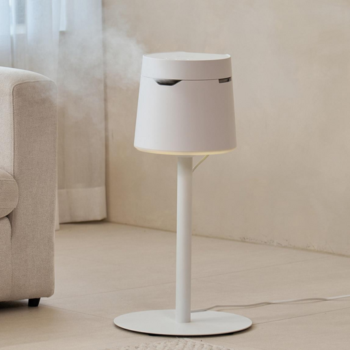 [케어팟] 스테인리스 간편세척 LED 가습기 4L (+스탠드 포함), 화이트, MS043lighting