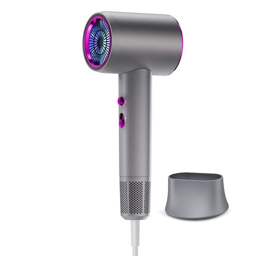 SUNGOD 헤어드라이기 블루라이트 케어 고출력 파워풍량 2000W 저소음 가정용 휴대용, 그레이, STL-8568