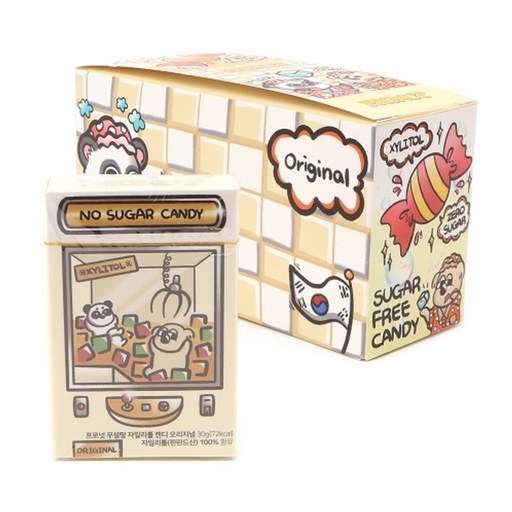 프로넛 무설탕 자일리톨 캔디 오리지날, 8개, 30g