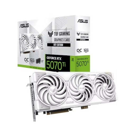[ASUS] TUF Gaming 지포스 RTX 5070 Ti BTF WHITE OC D7 16GB 인텍앤컴퍼니