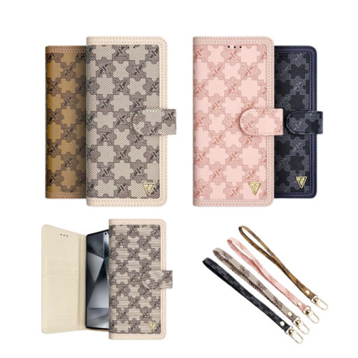 [선물 고선명 강화필름 2매] 갤럭시A35 (A356) 유니크 퍼즐 고급 스트랩 포함 다이어리 케이스