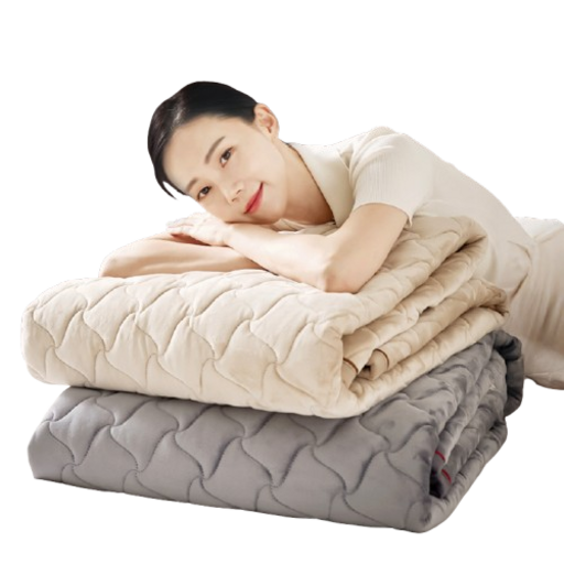 장수돌침대 26년형 올뉴블랙에디션 카본 탄소매트 전자파없는 워셔블 전기매트, 퀸, 베이지