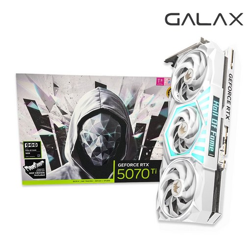 갤럭시 GALAX 지포스 RTX 5070 Ti HOF GAMING D7 16GB