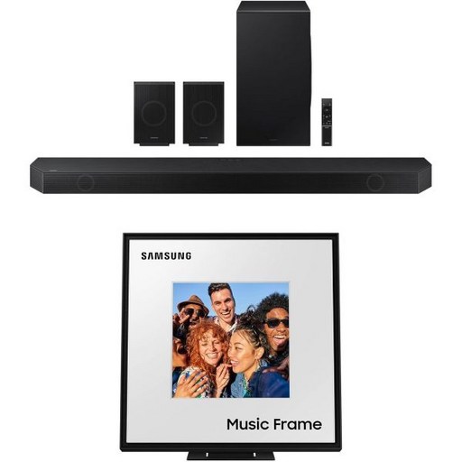 삼성 HW-Q990D 11.1.4채널 사운드바 HW-LS60D 2.0채널 액자 스피커 형, 삼성 HW-Q990D 11.1.4채널 사운드바 HW-L