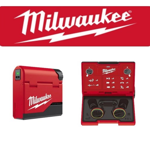 밀워키 블루투스 이어폰 이어버드 Milwaukee