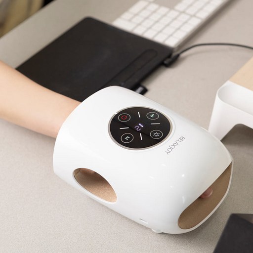 릴렉스조이 본사 릴렉스조이 미니미 무선 온열 손 마사지기 RJ-H3011