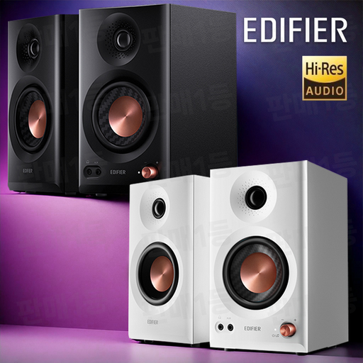 에디파이어 MR3 EDIFIER 스피커 데스크탑 컴퓨터 오디오 사운드바 블루투스, 블랙