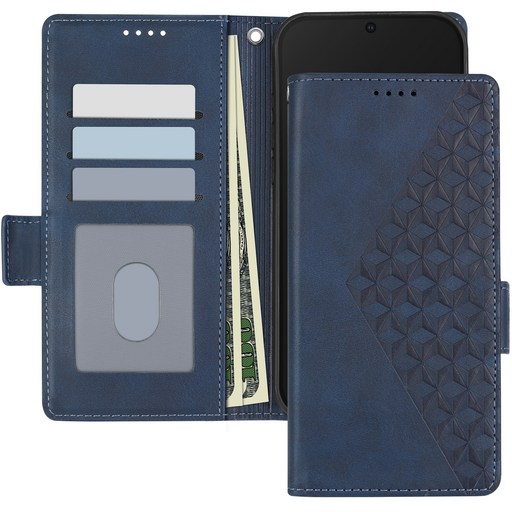 아칸크 가죽 지갑 다이어리 퀼팅 케이스