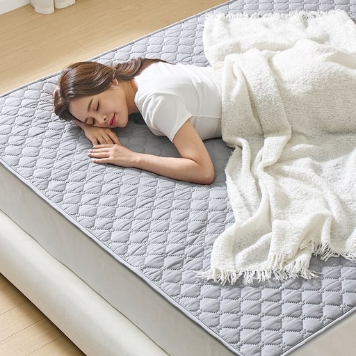 장수돌침대 전자파없는 전기 장판 탄소카본매트 전기 온열매트 침대용 전기요, 퀸(1500x1900cm), 네이비