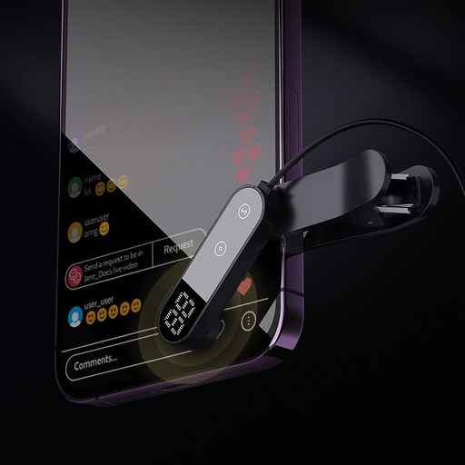 타리홈스 스마트폰 오토클릭커 자동 클릭커 틱톡 북치기, 1개, 블랙