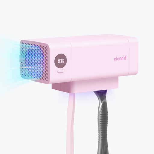 클린디 가정용 무선 2인용 칫솔살균기 트윈디 CL-406, 핑크