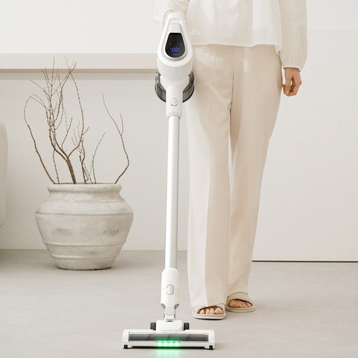 비브르 최신형 무선 청소기 흡입력 좋은 거치대 +물걸레+침구브러쉬 포함