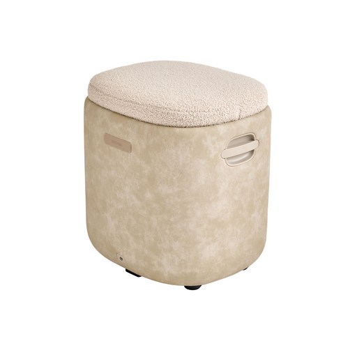 코지마 코지스툴 부클레 에디션 워시드 스툴형 다리 마사지기, CMF-150, 베이지