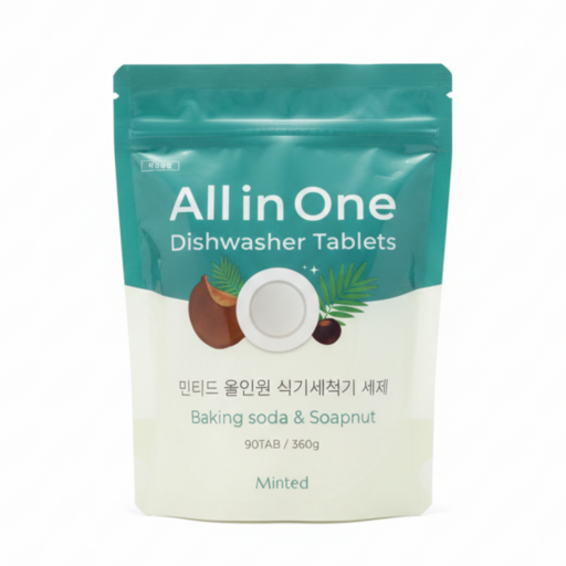 민티드 올인원 식기세척기 세제 90p, 1개, 360g
