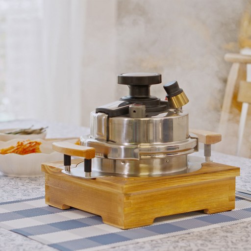 이찬원 미니 1인용압력밥솥 2인용 5인용 압력솥 가스 인덕션솥밥 가마솥밥, 스테인레스, 1개, 1L