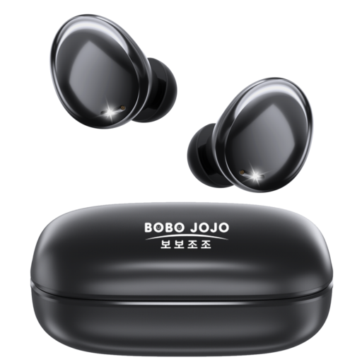 BOBOJOJO버즈 무선 블루투스 이어폰 방수 스포츠 미니 C Type 이어폰, 블랙, BOBO&JOJO-711(블랙)
