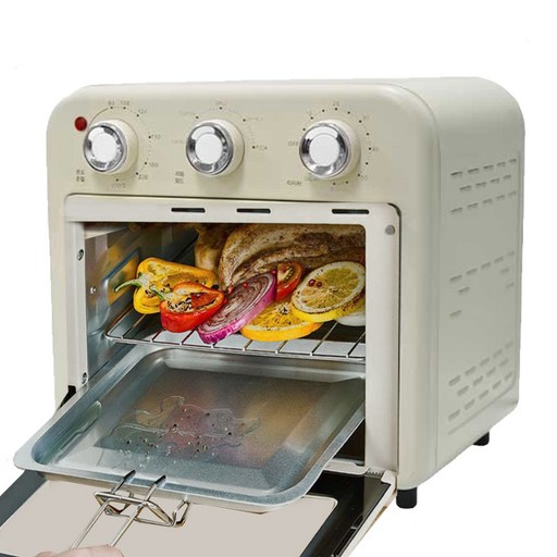 벤하임00106BFY 에어프라이어 겸용 전기오븐 15L 더블히팅, 본품1개