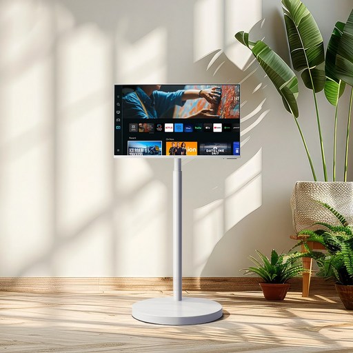 삼성 삼탠바이미 M7 107.9cm(43인치) UHD 스마트 이동식TV 스탠드티비, LS43FM1E3U, 방문설치, 스탠드형