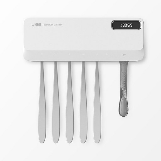 LIGE 무선 칫솔살균기, YGT-1005, 화이트