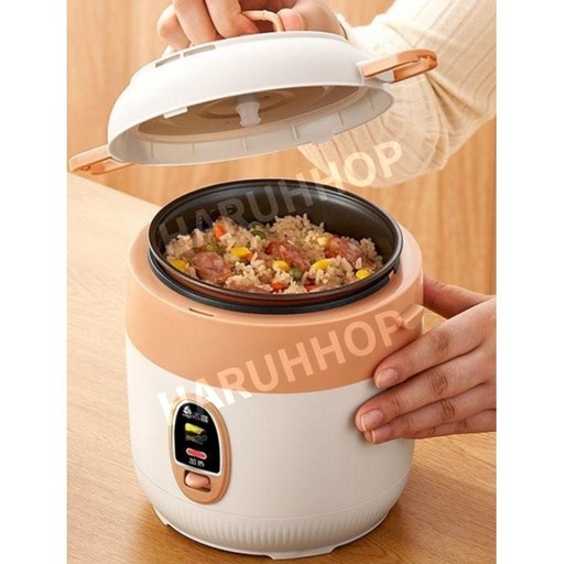 Senovo 미니 밥솥 1.2L 소형 가정용 다기능 저당 캠핑 1인용 2인용 자취생 혼밥 싱글 작은 밥통 압력 블랙 1.2L