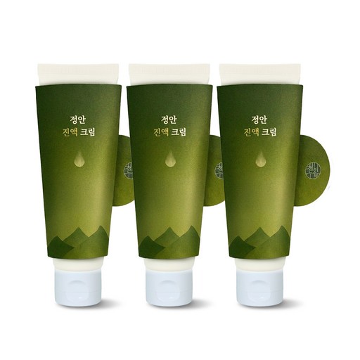 천비누솝 정안 수분 속건조 보습 기미잡티 주름개선 진액크림, 3개, 50ml
