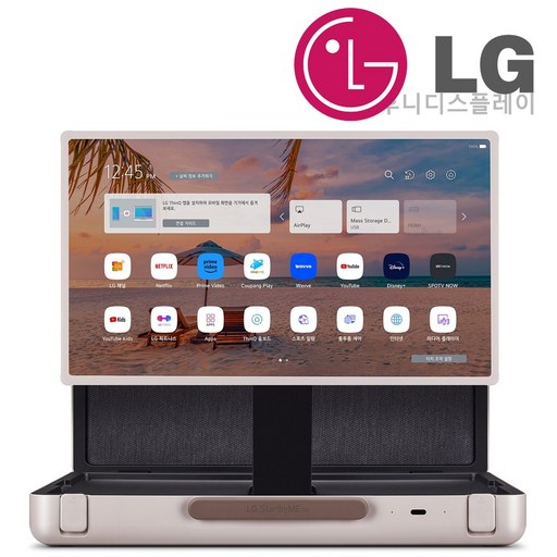 LG전자 27LX5QKNA 스탠바이미 Go 포터블 터치스크린 TV모니터 캠핑용 휴대용TV, LG물류배송 휴대용 가방포함