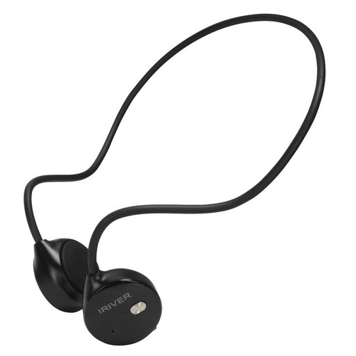 아이리버 골전도 무선 헤드폰, iber18/headphone, 블랙