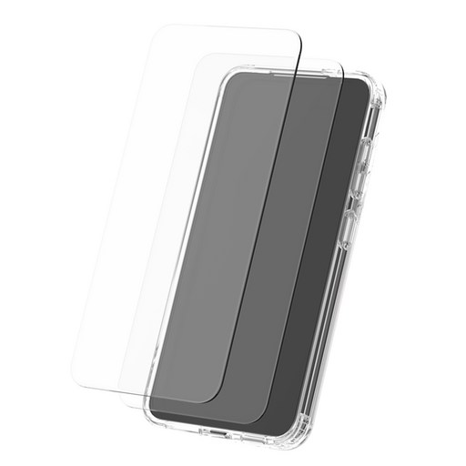 갤럭시 S25 A35 퀀텀5 투명 케이스 + 강화유리 2매