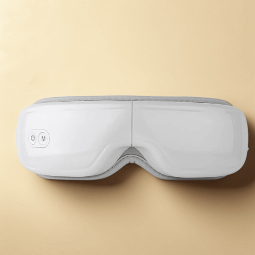 휴그랩 눈 마사지기 온열 무선 찜질기 RIG003 시원한, 화이트, 눈마사지기