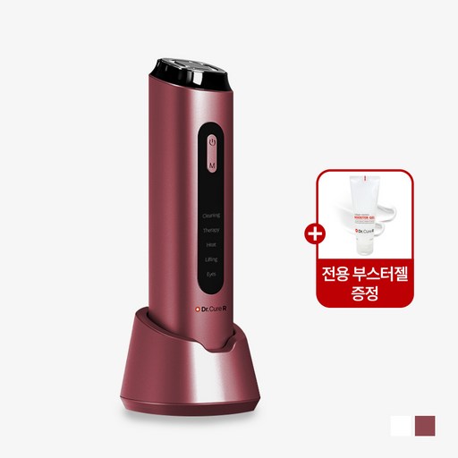 EMS 뷰티디바이스 갈바닉 얼굴 마사지기, 핑크