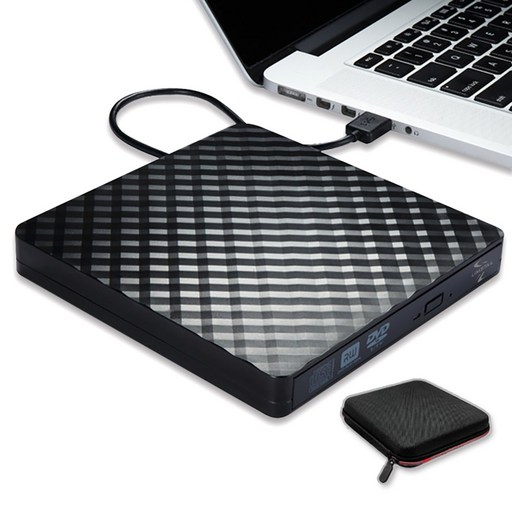 림스테일 USB 3.0 DVD RW 외장 ODD + 파우치, LM-01BK, 1개
