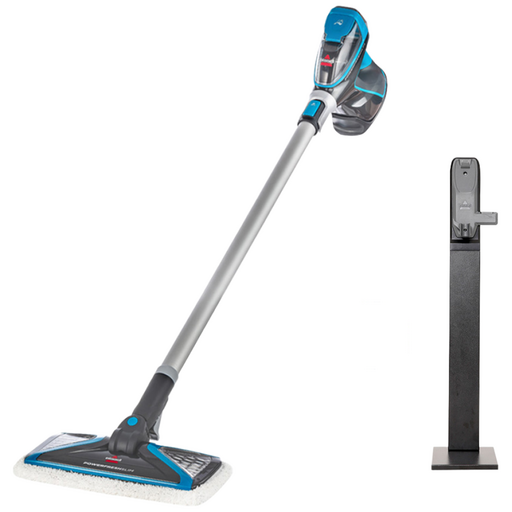비쎌 스팀청소기 DELUXE 세트 (거치대 추가구성), 그레이블루