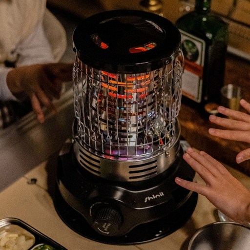 신일 부탄 가스난로 히터 휴대용 소형 야외 캠핑 낚시 차박 SCG-G1425HS, 1개, 블랙