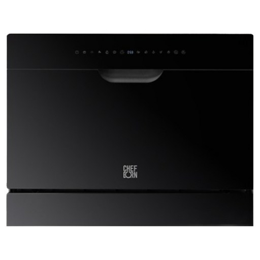 쉐프본 워시폴8블랙라벨 무설치 무타공 식기세척기 6인용, 고객직접설치, WQP6-8204V1, 블랙