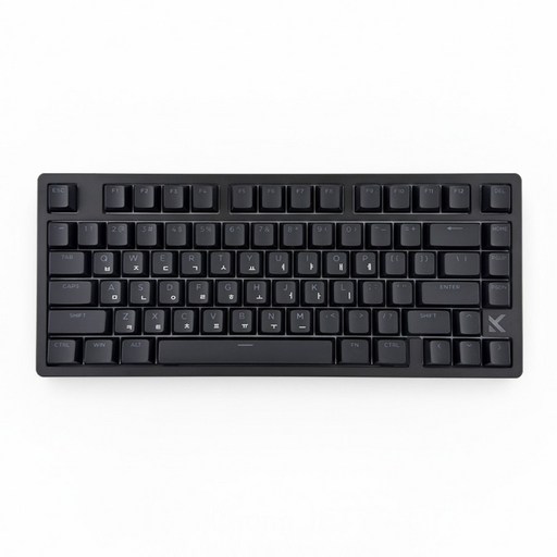 MCHOSE JET75 8k 래피드 트리거 자석축 마이콩 게이밍 유선 텐키리스 키보드, 블루아이스자석축, 블랙(한글자판)