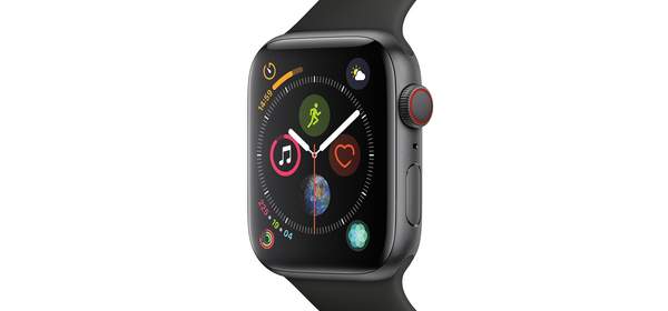 Apple 애플워치4 GPS+셀룰러 44mm, 스페이스 그레이 알루미늄 케이스 + 블랙 스포츠 밴드(MTVU2KH/A), GPS+Cellular