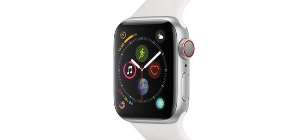 Apple 애플워치4 GPS + 셀룰러 40mm, 실버 알루미늄 케이스+화이트 스포츠 밴드(MTVA2KH/A), GPS+Cellular 1