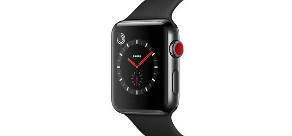 애플워치 3 Cell 42 SPBK 스테인리스스틸 스포츠밴드, MQM02KHA, 블랙