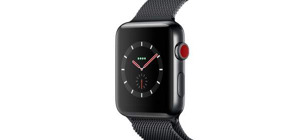 Apple 애플워치3 GPS + 셀룰러 42mm, MR1V2KHA, 스페이스 블랙 스테인리스 스틸 케이스 + 블랙 밀레니엄 루프