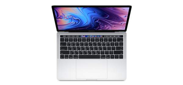 Apple 2019 맥북 프로 터치바 13, 실버, 코어i5 8세대, 인텔 Iris Plus 그래픽스 655, 512GB, 8GB, MAC OS, MV9A2KH/A 1