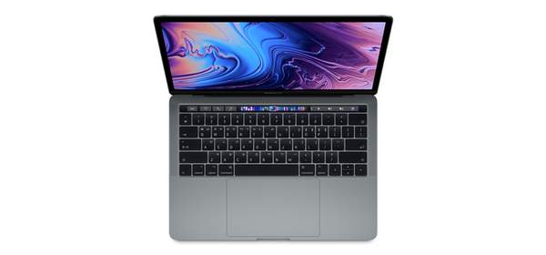 Apple 2019 맥북 프로 터치바 13, 스페이스 그레이, 코어i5 8세대, 인텔 Iris Plus 그래픽스 655, 256GB, 8GB, MAC OS, MV962KH/A 1
