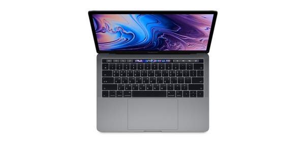 Apple 2019 맥북 프로 터치바 13, 스페이스 그레이, 코어i5 8세대, 인텔 Iris Plus 그래픽스 645, 128GB, 16GB, MAC OS, Z0W4000TC 1