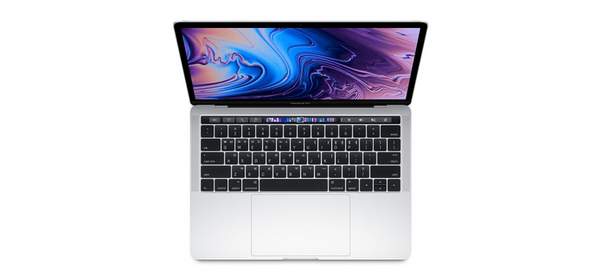 Apple 맥북 프로 터치바 13 8세대 2019년 실버 Z0WU0003F (i5-2.4GHz quad-core 맥OS), 포함, SSD 512GB, 16GB, MAC OS