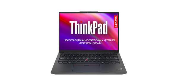 레노버 2025 씽크패드 E14 G6 라이젠5 라이젠 7000 시리즈, BLACK, 512GB, 16GB, Free DOS, 21M3006VKD 2