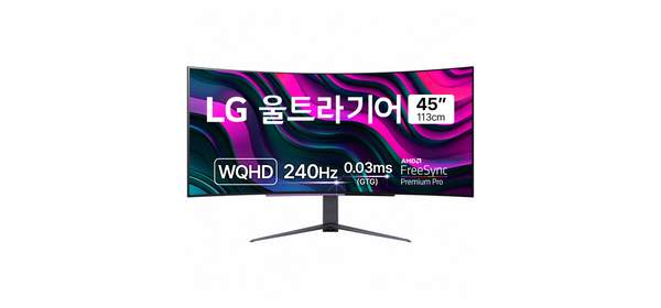 LG전자 WQHD 울트라기어 게이밍 커브드 모니터, 113cm, 45GS96QB 2