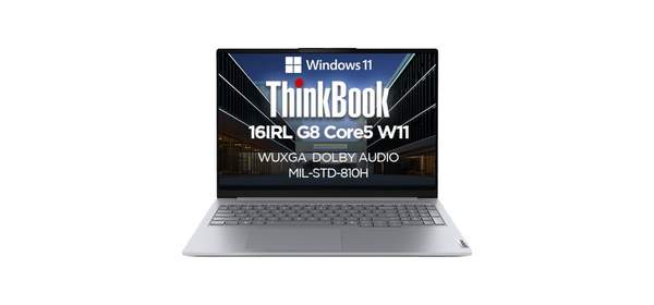 레노버 2025 씽크북 16IRL G8 코어5, Arctic Grey, 512GB, 16GB, WIN11 Home, 21SH001TKR